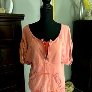 Free People orange top